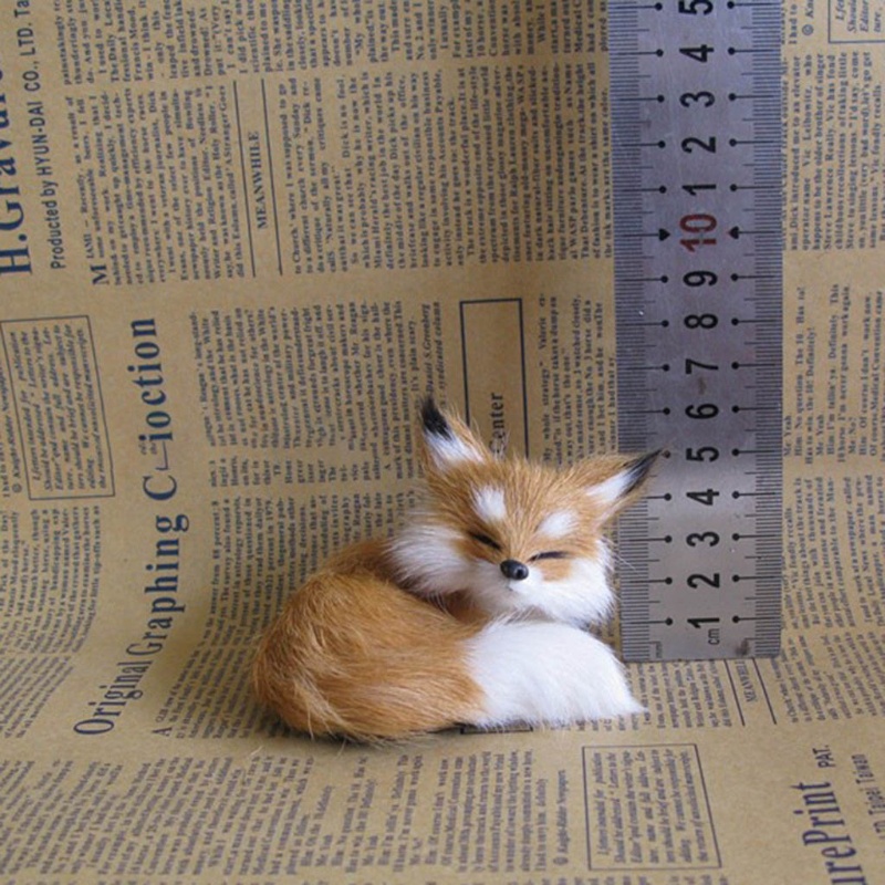 Thú Nhồi Bông Hình Con Cáo Đang Ngủ Hoạt Hình