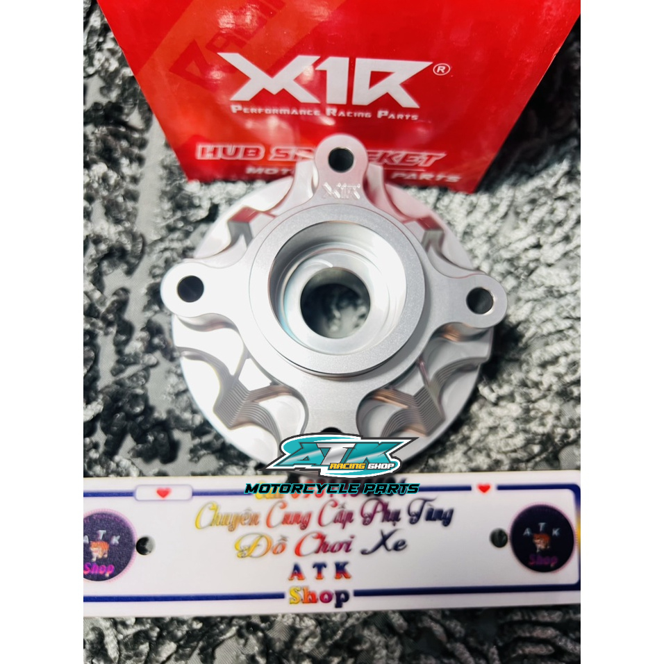 Cùi CNC xe Raider Satria chính hãng X1R nhôm nguyên khối sáng bóng lên xe đẹp căng