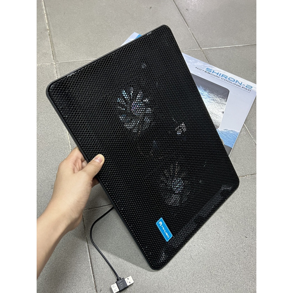 Đế tản nhiệt laptop SHIRON-2 FAN CÓ LED MỚI