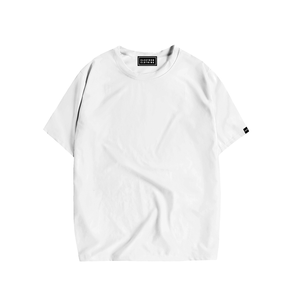 Áo Thun Trơn Cotton 100% Elektron Nam Nữ Oversize