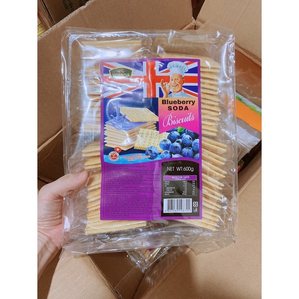 BÁNH QUY KẸP KEM VOTROA 600G VỊ CAM/ CHANH/ PHÔ MAI