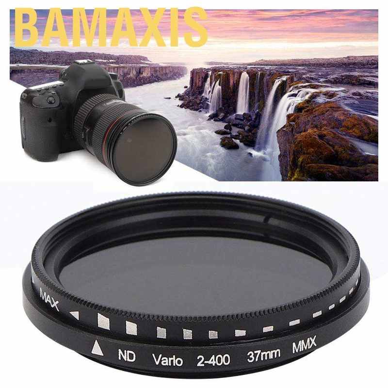 Bamaxis 37 mm ND lens filter  aluminum alloy ND2‑400 adjustable optical glass for Canon/for Nikon/for Sony/for Pentax/for Olympus/for Fuji