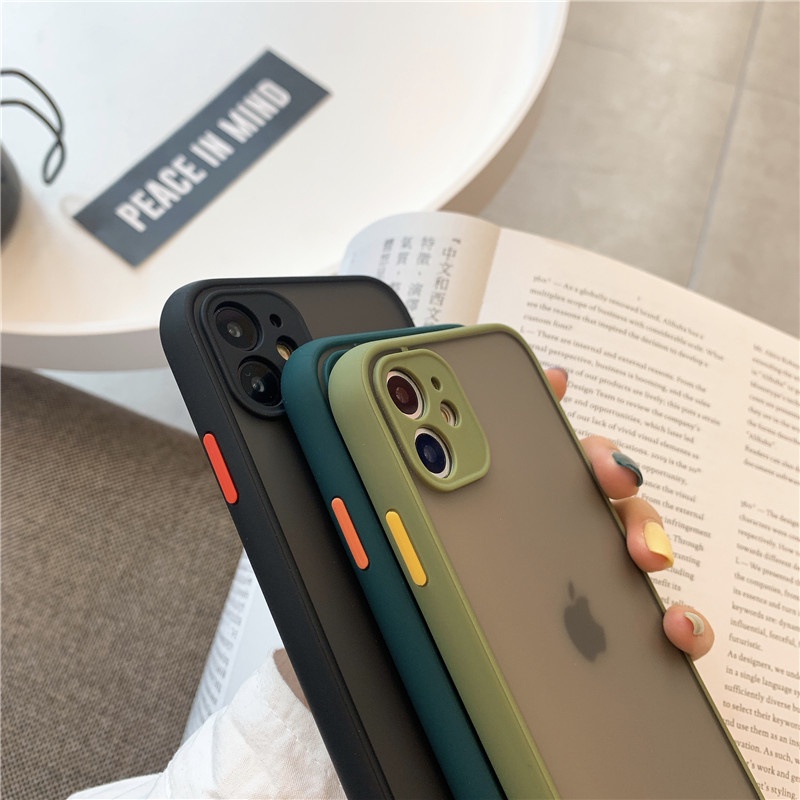 Ốp ip viền cứng dành cho ip , ốp nhám 6/6s7/7Plus/8/8plus/XS/ X,XR, 11,11PRO ,.... OP07