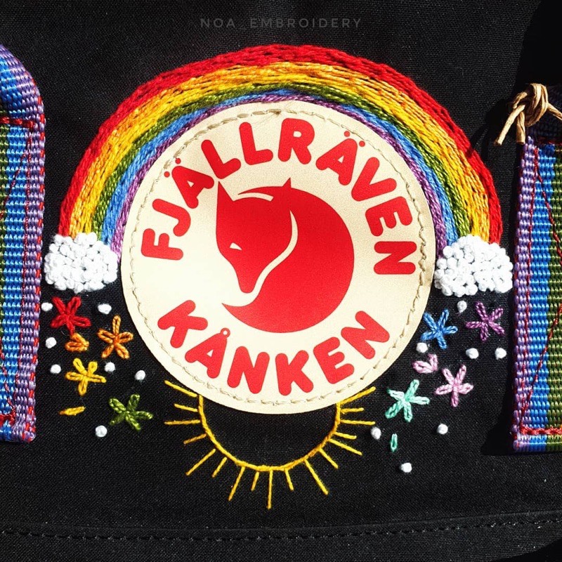 Balo KanKen Size Đi Học Quai Cầu Vồng Rainbow