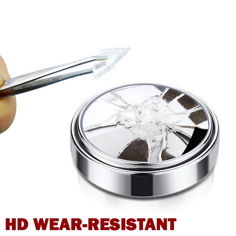 2 cái Kính HD Kính ô tô Điểm mù Gương ô tô Xe máy 360 ° Có thể điều chỉnh góc rộng Gương chiếu hậu Vòng thêm