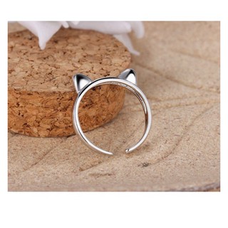 NHẪN BẠC 925 TAI MÈO