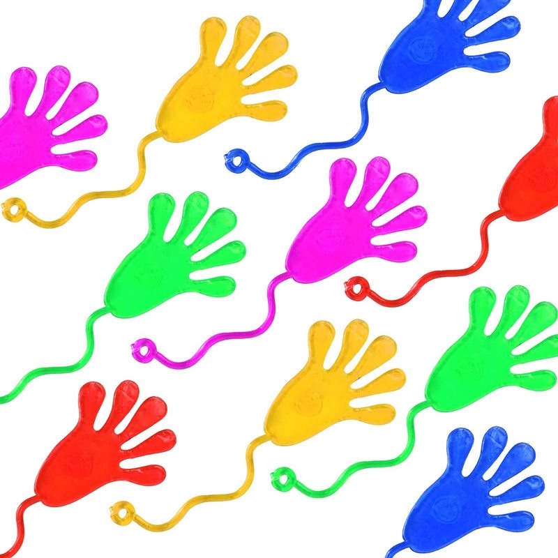 1 Đồ Chơi Lòng Bàn Tay Dính Tường Co Giãn Màu Sắc Ngẫu Nhiên Đáng Yêu Cho Bé