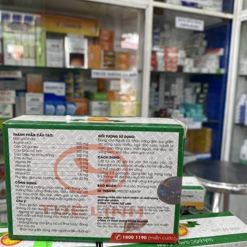 Trà Giải Độc Gan Tuệ Linh,Trà Giải Độc Gan Tuệ Linh hỗ trợ giải độc gan, bệnh tiểu đường, ổn định huyết áp, giảm mỡ máu