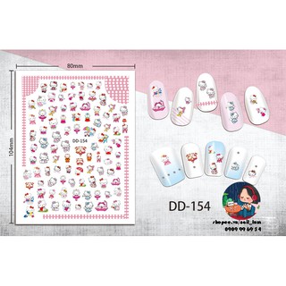 Nail Sticker - Dán Móng Tay Hello Kitty