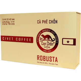 Cà Phê Chồn Robusta 100g Hộp Cao Cấp - Huca Food