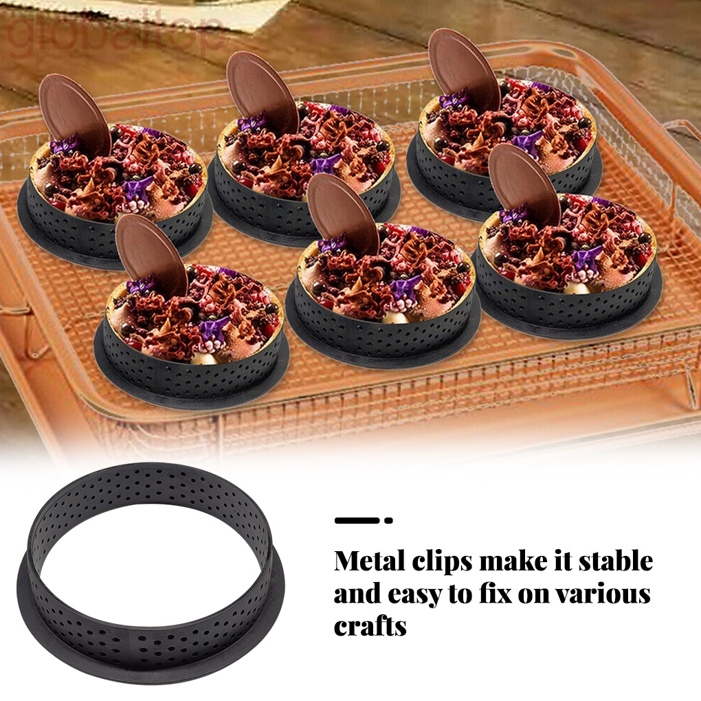 Khuôn làm bánh tart hình tròn thiết kế nhỏ gọn tiện dụng