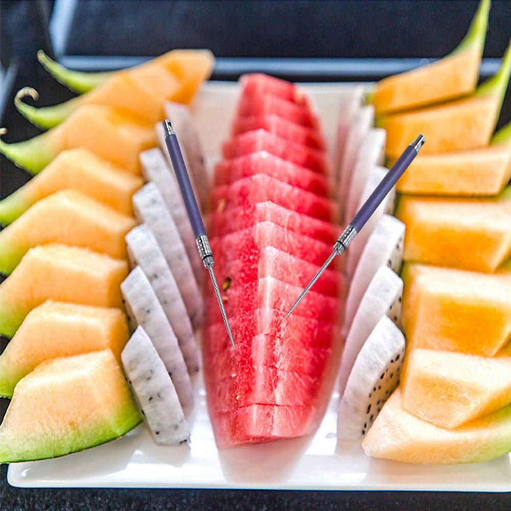 MUVAKO Bộ 1 / 2 Tăm Xỉa Răng Tự Vệ Không Độc Hại Bằng Hợp Kim Titan Chất Lượng Cao