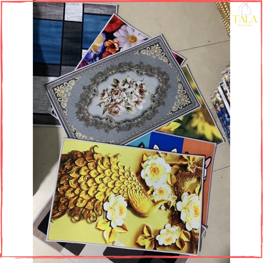 Thảm bếp 3D trang trí nhà bếp phòng ngủ (kích thước 40*60 + 40*120)