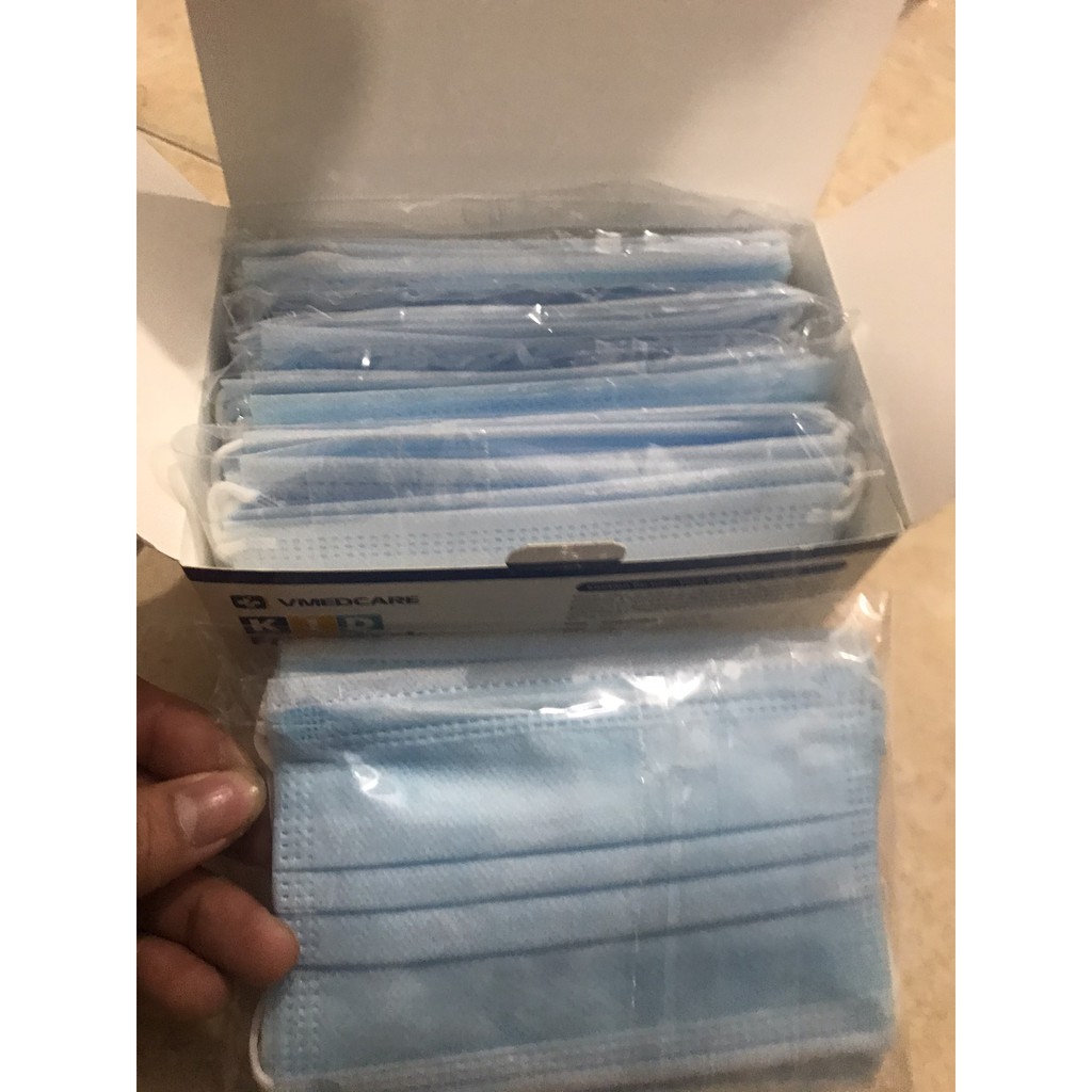 Khẩu Trang Trẻ Em Kháng Khuẩn. hộp 50 chiếc [Sãn Hàng] | BigBuy360 - bigbuy360.vn