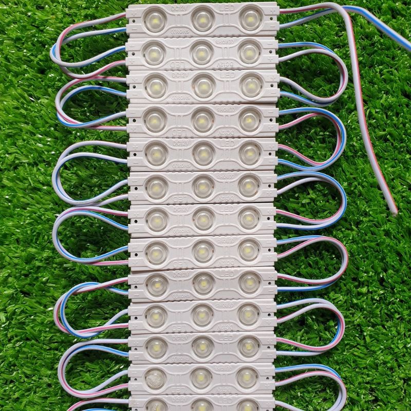 Thanh Led Hắt 3 Bóng Siêu Sáng 12V - 6113 , 6011 Mặt Nhựa Chip 2835