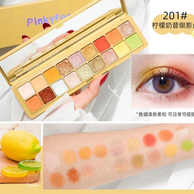 Pinkyfocus (hàng Mới Về) Bảng Phấn Mắt Lấp Lánh Trang Điểm Cho Người Mới Bắt Đầu | BigBuy360 - bigbuy360.vn