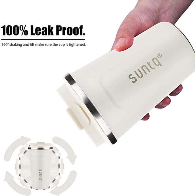 Bình nước giữ nhiệt Ly giữ nhiệt Coffeeholic inox 304, chống tràn, ly uống cafe đựng nước, lạnh, nóng bảo vệ môi trường bình nước giữ nhiệt