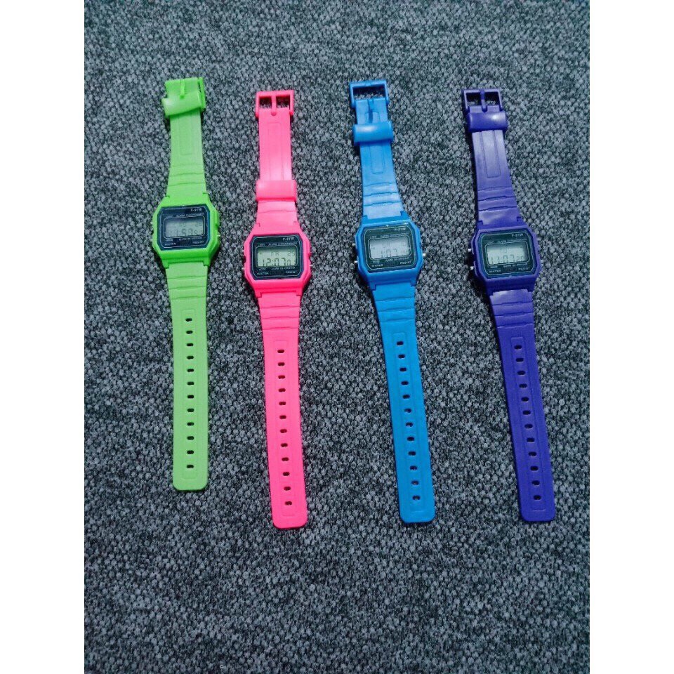 [CỰC HOT] ĐỒNG HỒ NAM NỮ DÂY CAO SU WR F91 NHIỀU MÀU CỰC ĐẸP