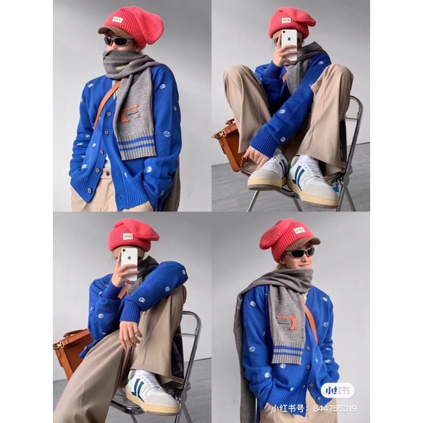 Áo khoác Cadigan len ADER hàng unisex,chất len cao cấp