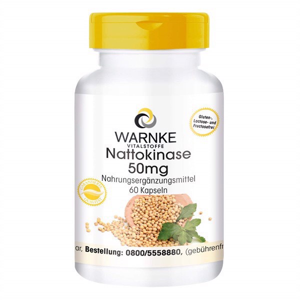 VIÊN UỐNG CHỐNG ĐỘT QUỴ NATTOKINASE WARNKE - 60 VIÊN