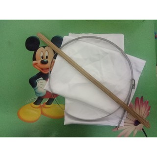 Bộ dụng cụ tráng bánh cuốn (2 khăn+1đai+1 que)