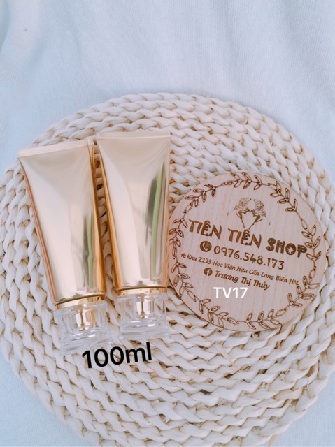 Tuýp nhựa vàng cao cấp 100ml