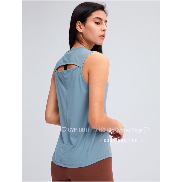 Áo Tank Tập Gym Yoga Nữ Cao Cấp - Sculpt *Cropped Tank Top Lululemon 2022