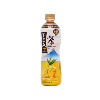 5 chai trà ô long Tea Plus vị chanh 455ml