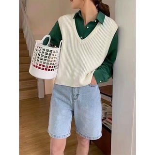 Áo Ghile len trơn nhiều màu 2t.unisex chất đẹp mềm mịn áo gile không tay dáng xuông dễ phối đồ P45