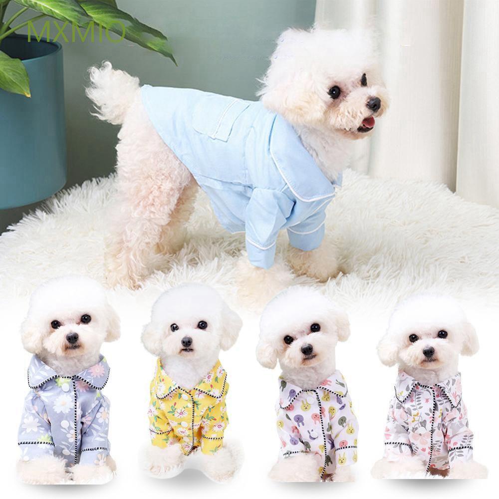 MXMIO Áo khoác pajamas sang trọng thời trang dành cho cún con chó bulldogs nhỏ trung bình Chihua