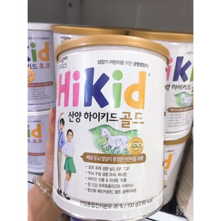 Sữa hikid dê hàn quốc 700gr date 2021