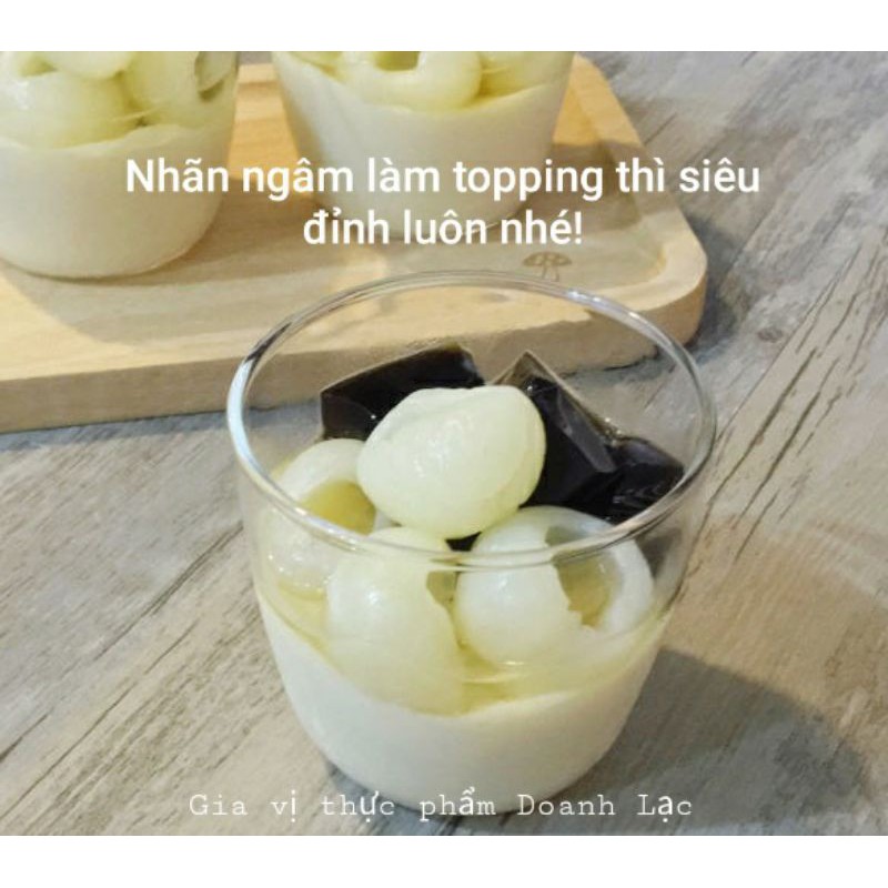 [Bitraco] Loại 1. Nhãn lồng ngâm nước đường / nhãn lon 565gr👍Trái giòn, dày, ngọt thanh🍨Topping trà sữa, cocktail