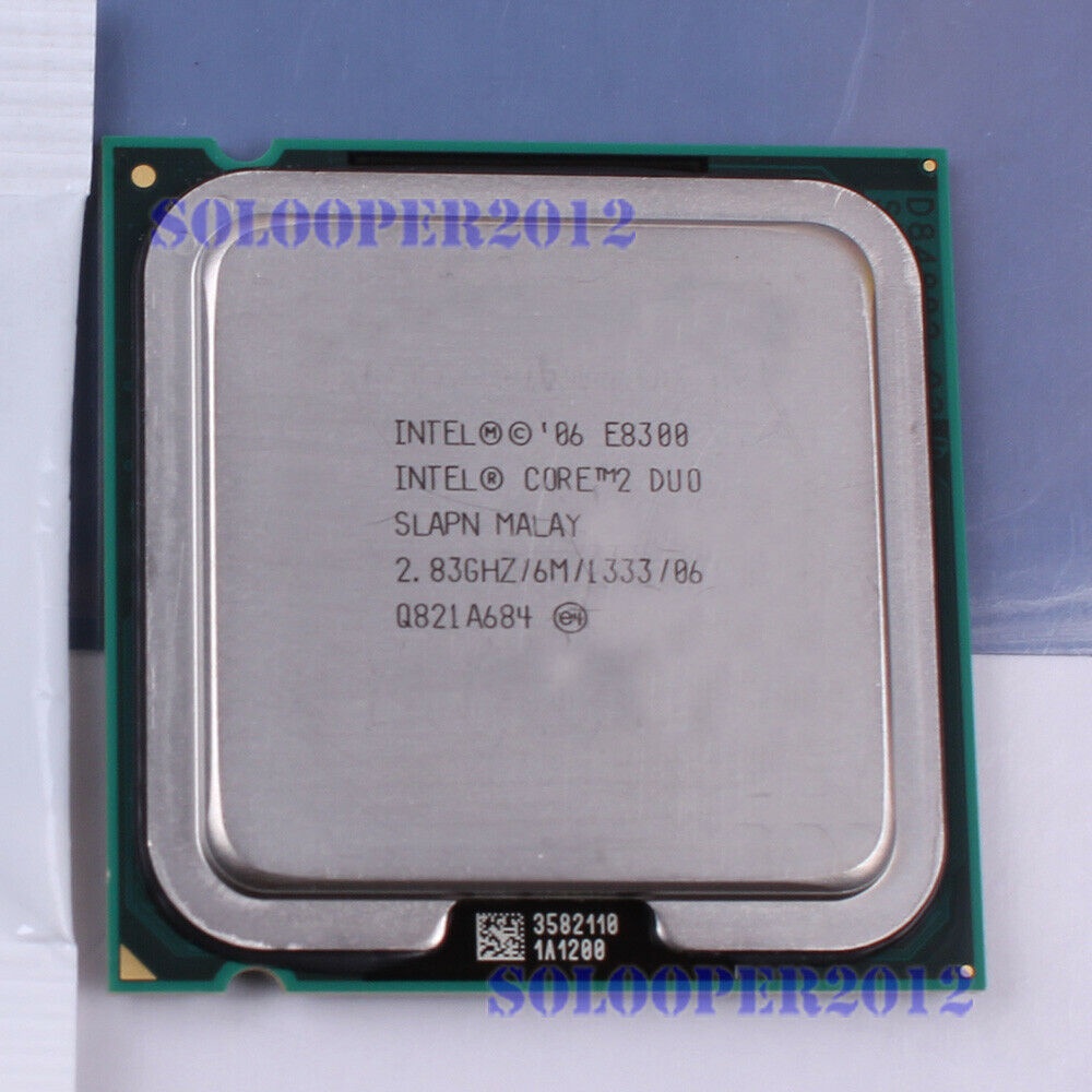 Lõi máy tính Intel Core 2 Duo E8200 E8300 E8400 E8500 E8600 LGA/775