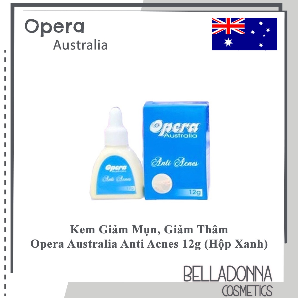 Kem Giảm Mụn Opera Australia Anti Acnes 12g (Hộp Xanh)