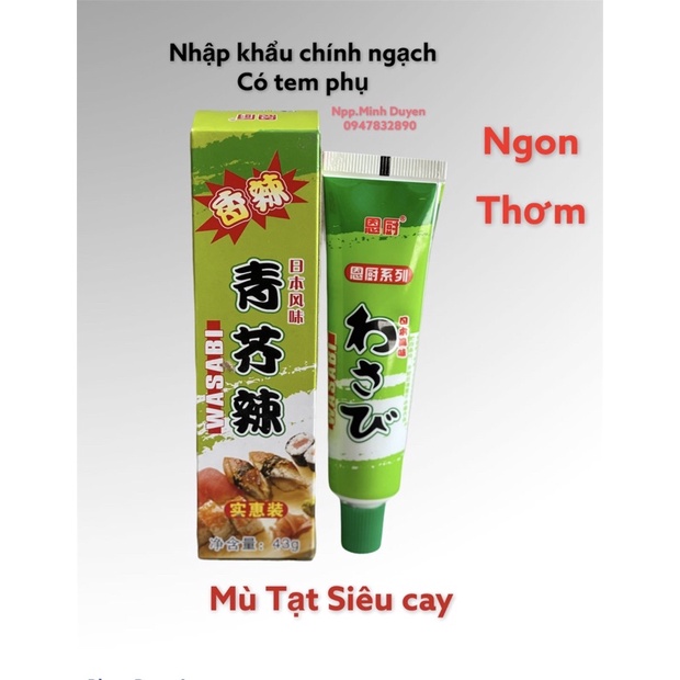 Mù tạt cay wasabi 43g - mù tạt cay Oba Đồng Tâm Tp Minh Duyên