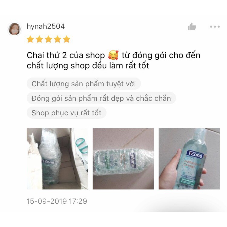 Toner làm sạch cho da dầu mụn T-Zone Clear Pore Antibacterial C 200ml