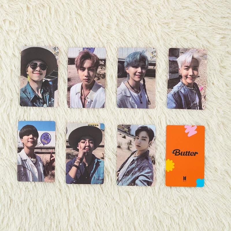Ảnh card nhóm nhạc BTS - photo card BTS - Butter - hàng unoff
