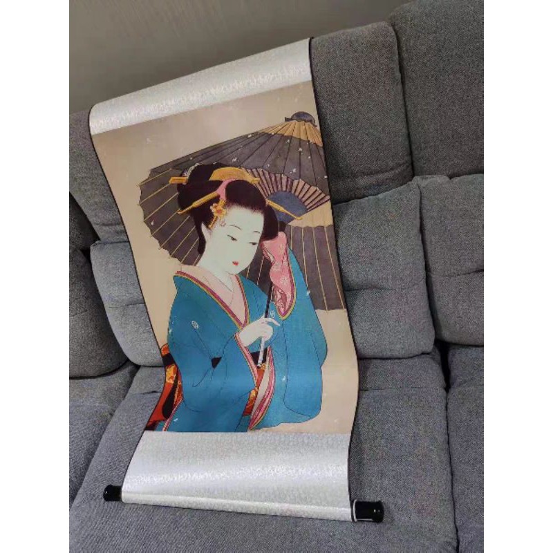 Tranh treo trang trí nhà hàng phong cách Nhật Bản/Tranh Geisha Nhật Bản/Geisha