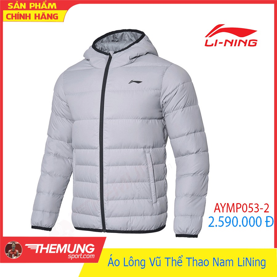 [AYMP053-2] Áo Lông Vũ Thể Thao Nam LiNing Ghi