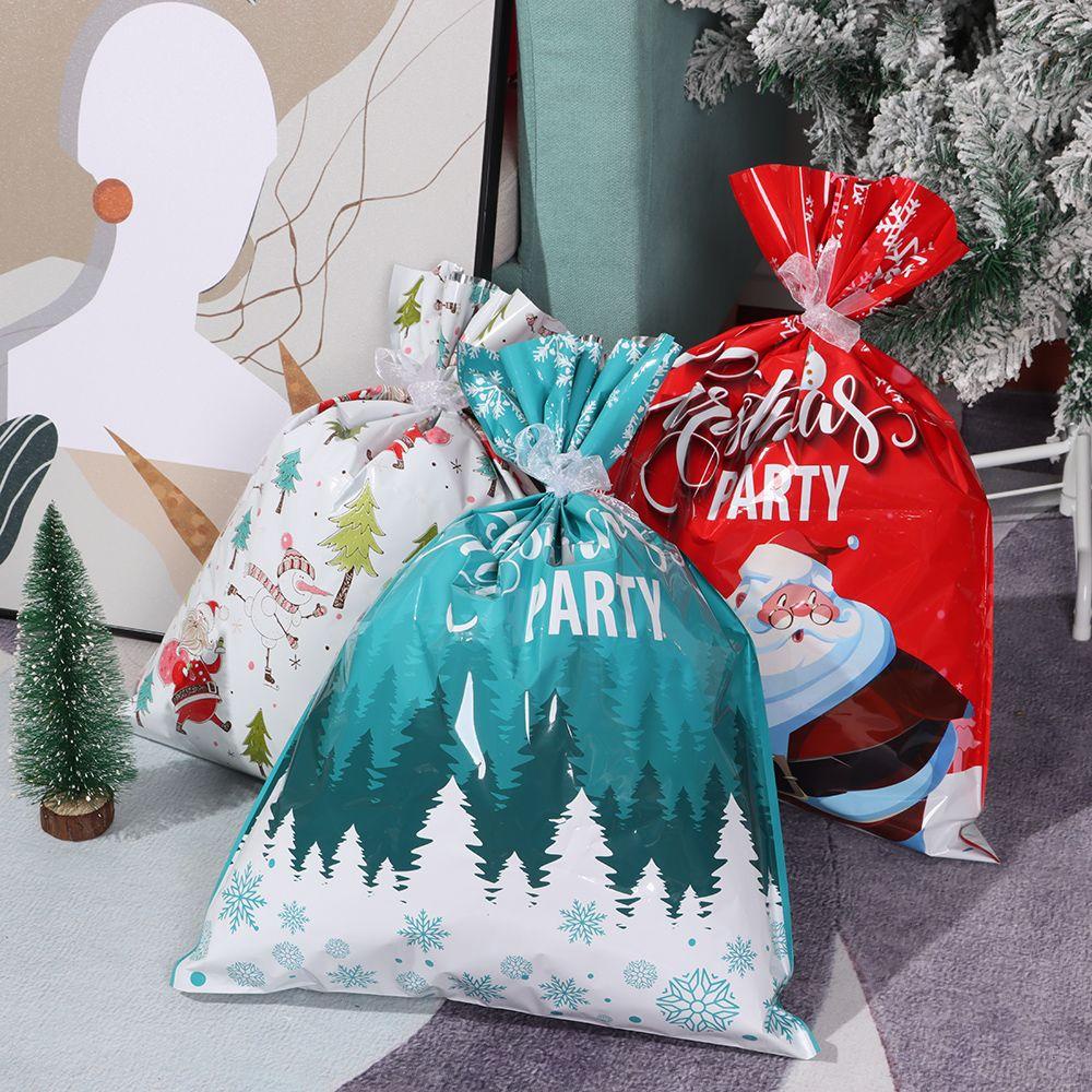 Set 1 / 5 Túi Giấy Đựng Kẹo Giáng Sinh Năm Mới
