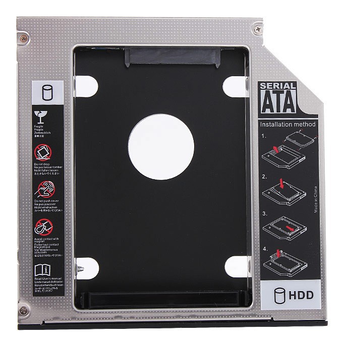 Khay Mở Rộng Ổ Cứng Second Hdd Caddy 9.5mm-12.7mm: Chuẩn Sata, Hdd 2.5''