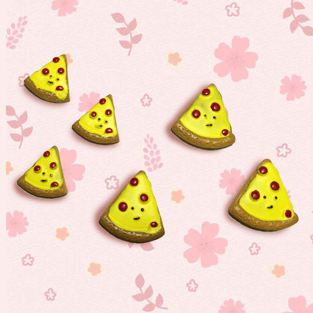 Bánh pizza trang trí slime, nguyên liệu làm slime quà tặng trang trí