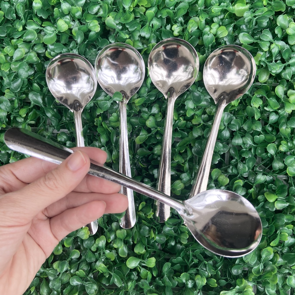 Muỗng trà bầu ăn canh INOX thìa cơm, phở, cà phê đá chanh - Spoon