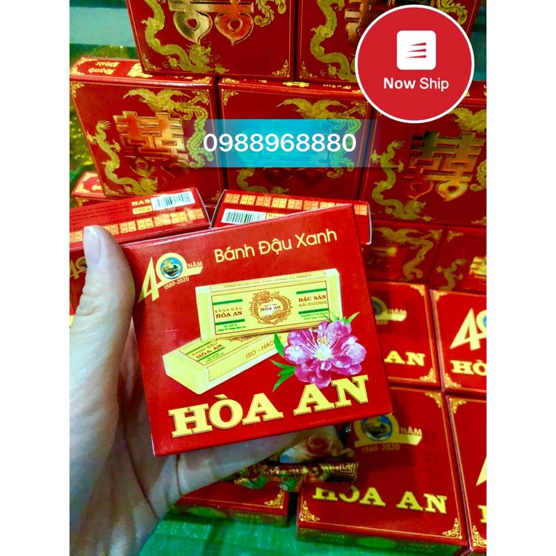 Bánh đậu xanh Hoà An hộp 100g