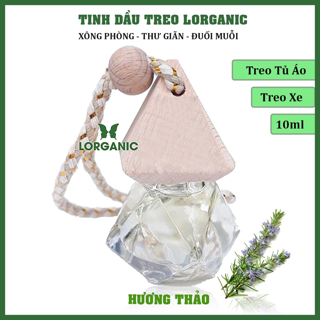 Tinh dầu hương thảo nguyên chất Lorganic Rosemary 100% Natural Essential Oil 10ml, 50ml
