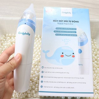 [BAO GIÁ SHOPEE] Máy hút mũi tự động Comfy Baby đầu hút silicone màu xanh chính hãng