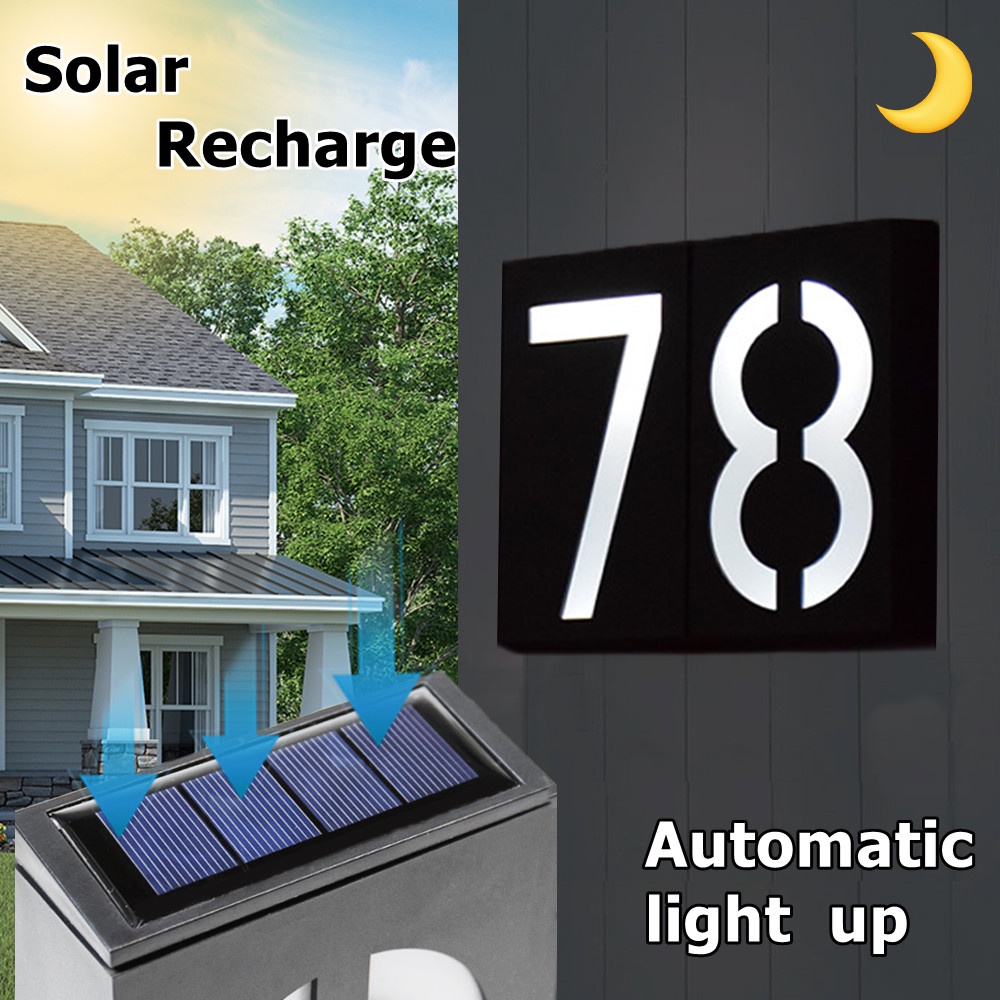 Đèn Led Gắn Cửa Sử Dụng Năng Lượng Mặt Trời Có Thể Sạc Lại
