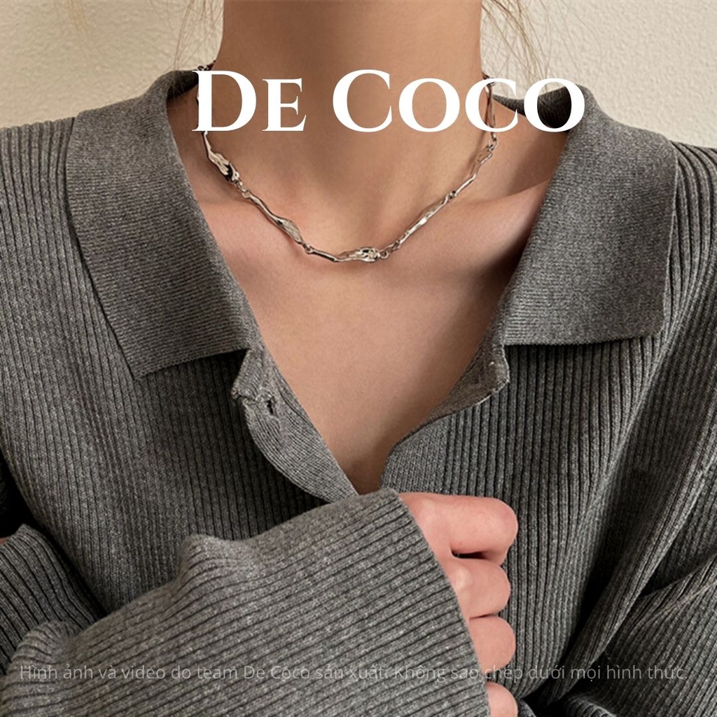 Vòng cổ choker Silver Bar decoco.accessories