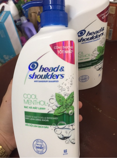 Dầu Gội Head &amp; Shoulders 655g Bạc Hà/Hương Chanh