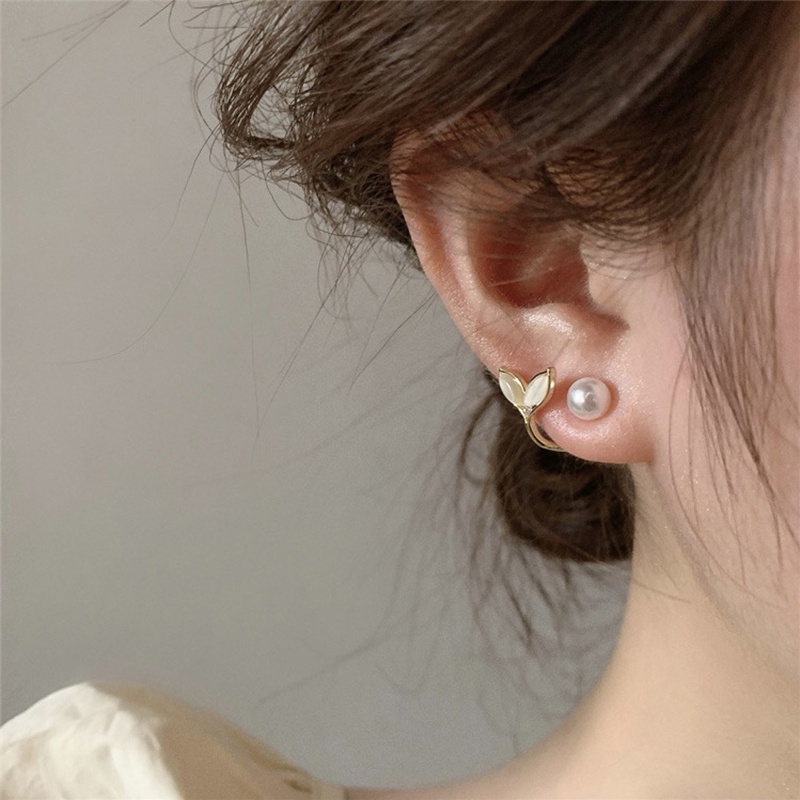 Bông Tai Ngọc Trai Giả Bằng Kim Loại Thời Trang Cho Nữ dreamdiary